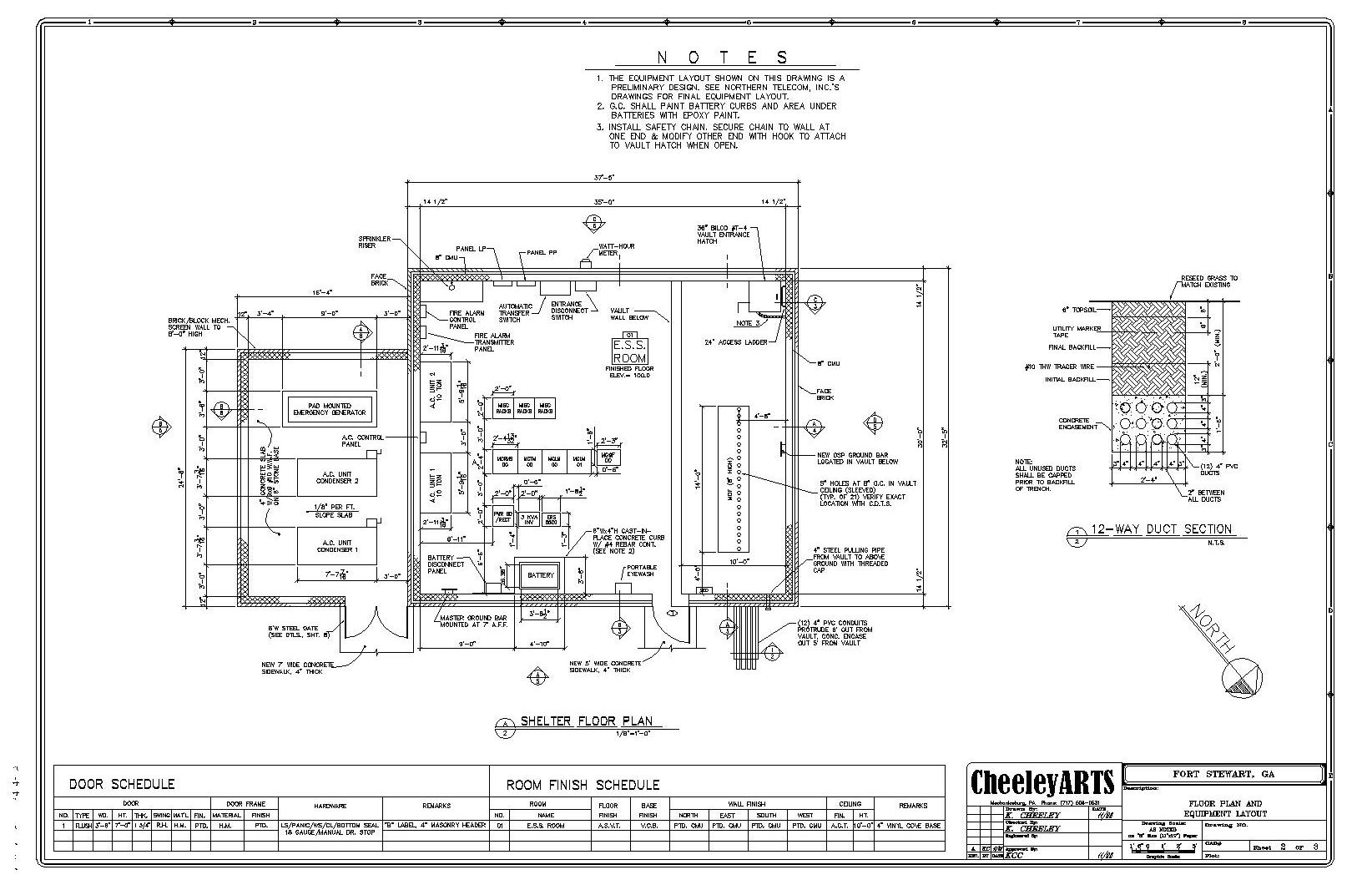 Portfolio For Cad Autocad By Cheeleyarts Drafting Design Service 09 Floor Plan Equipment Layout Jpg Of A Shelter On Base