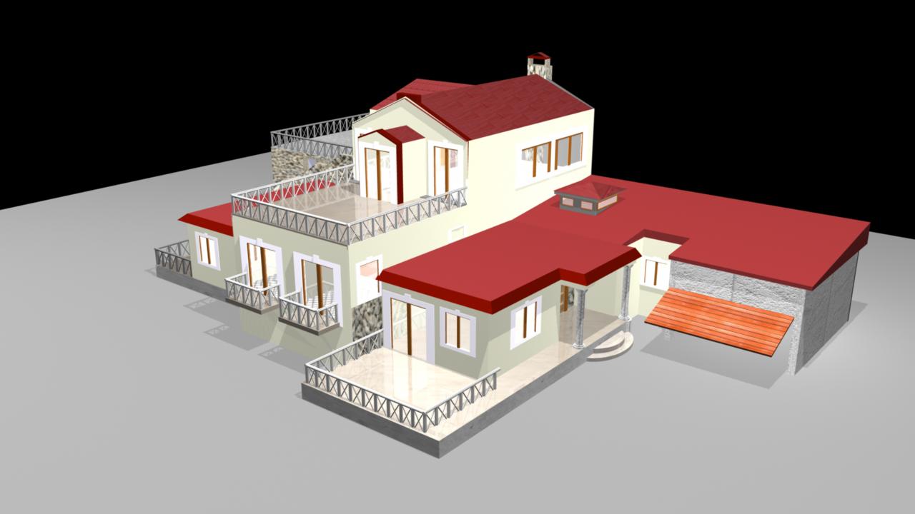 3d Modeling And Tour From Plans Of Villa By Rahul Narayanan 37064