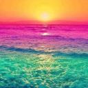 colorful ocean