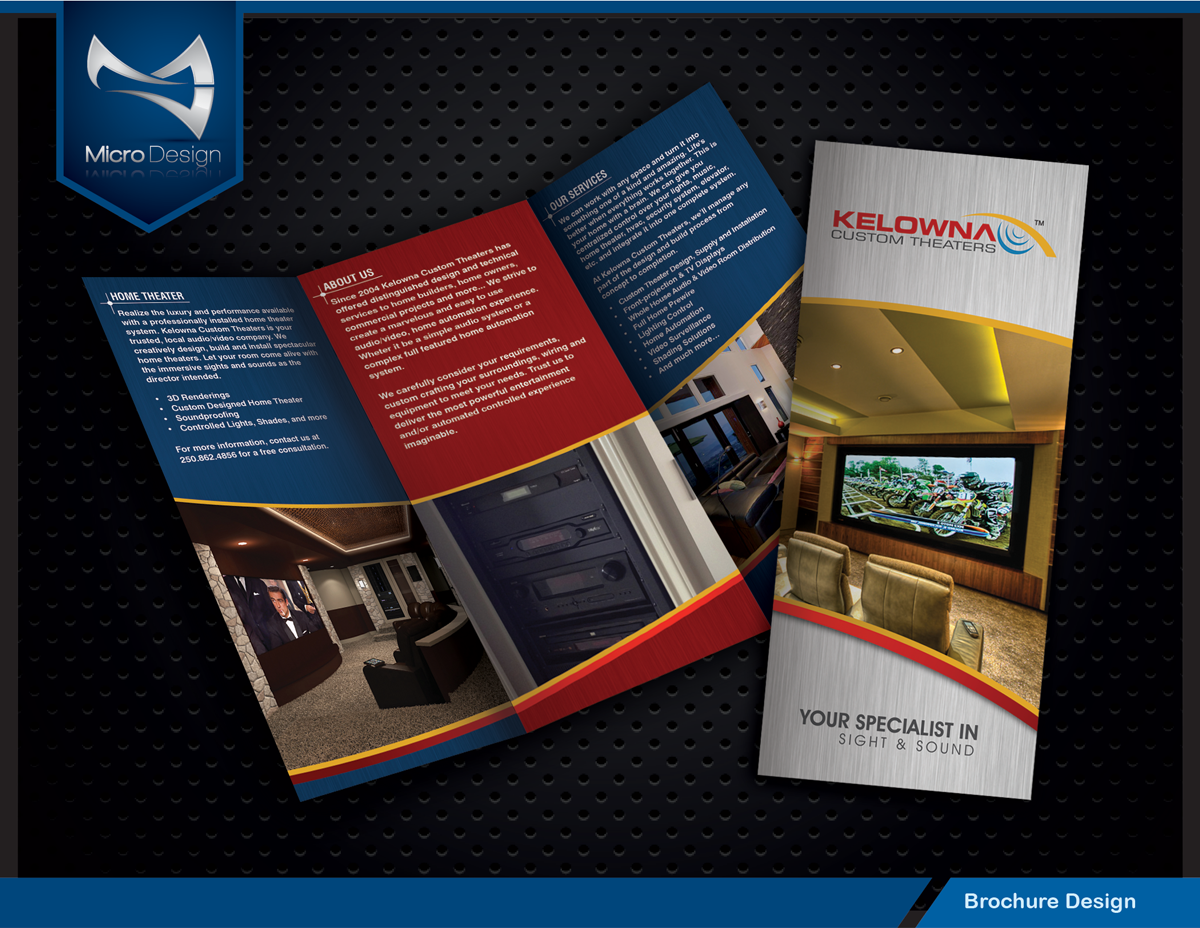 Tri Fold Brochure For Theater By Micro Design On Guru