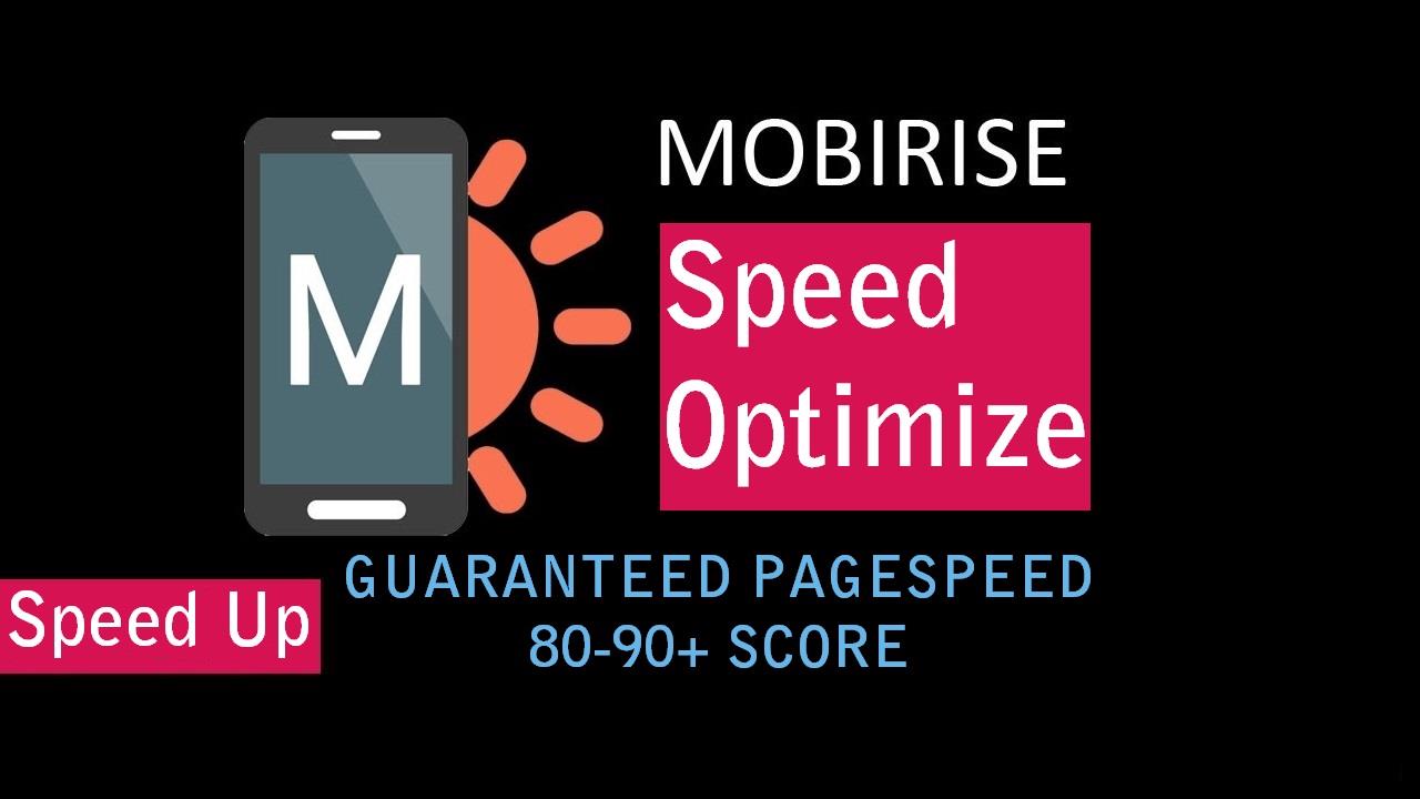Mobirise Website Speed Optimization