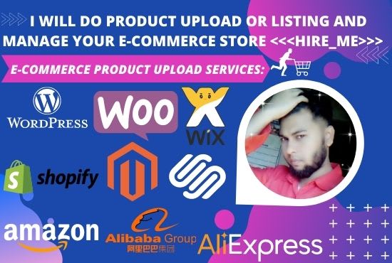 E-COMMERCE PRODUCT UPLOAD OR LISTING.